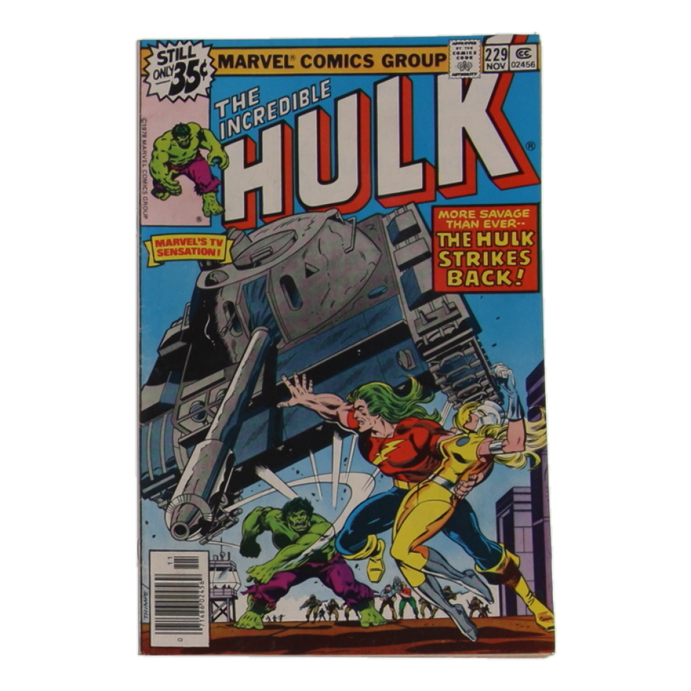 1978 "The Incredible Hulk" Issue #229 Marvel Comic Book at PristineAuction.com