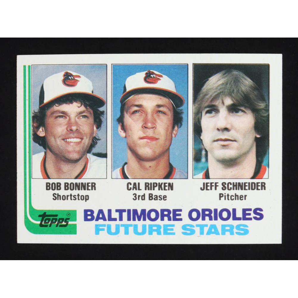 Bob Bonner / Cal Ripken / Jeff Schneider 1982 Topps #21 RC at PristineAuction.com