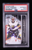 Logan Thompson Signed 2021-22 Upper Deck #219 YG RC (PSA) at PristineAuction.com