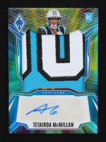 Tetairoa McMillan 2025 Panini Phoenix Autographs MEM #RPS-TMN RC #03/25 at PristineAuction.com