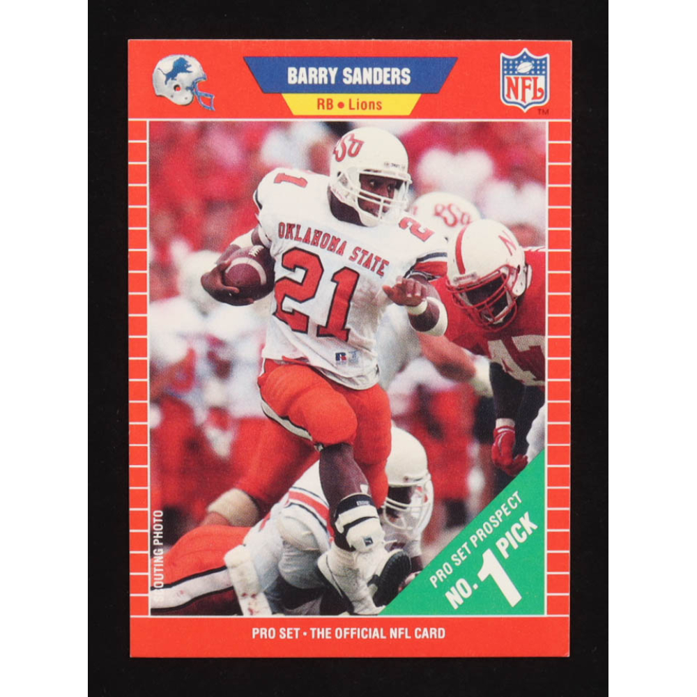 Barry Sanders 1989 Pro Set #494 RC at PristineAuction.com