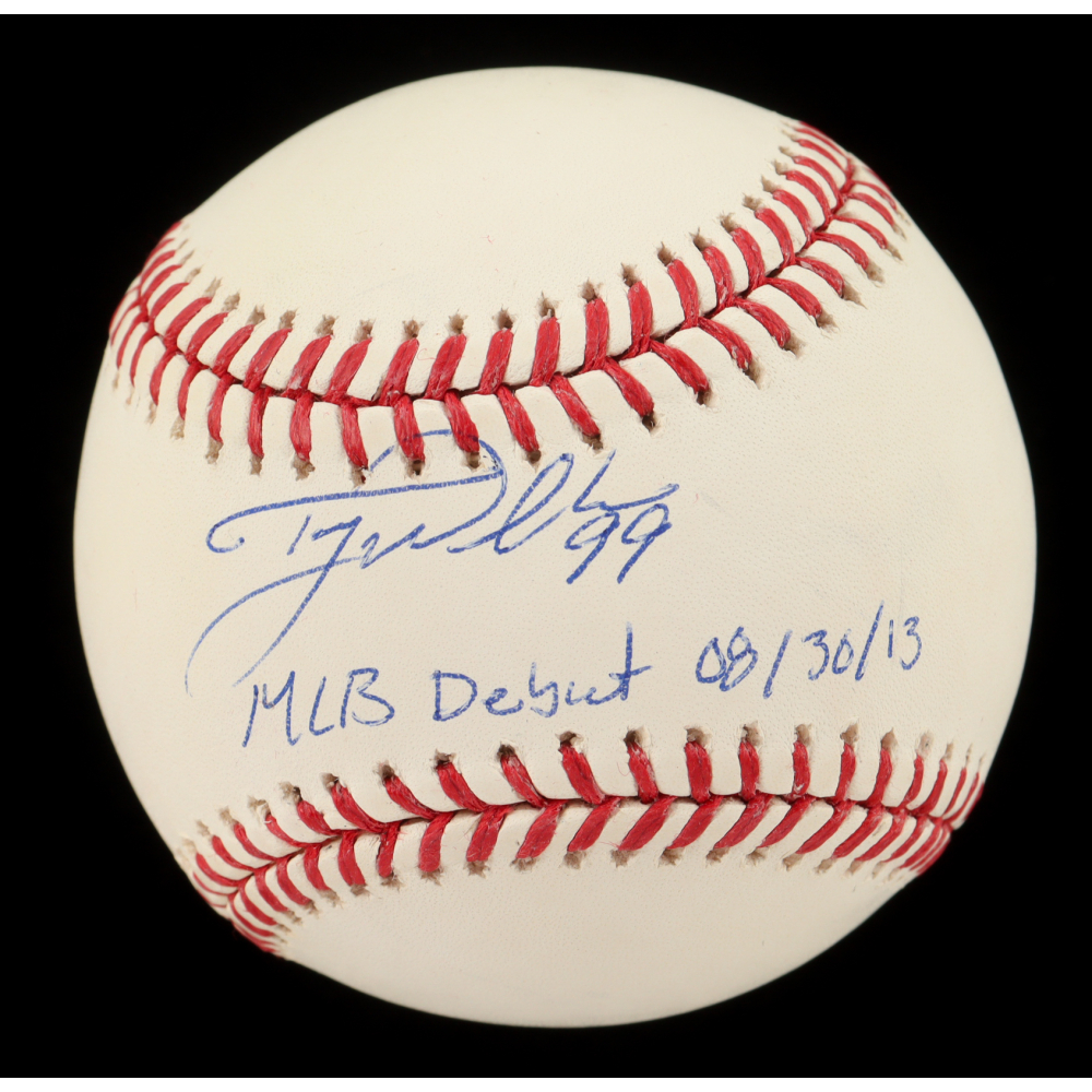 Taijuan Walker Signed OML Baseball Inscribed "MLB Debut 08/30/13" (USA SM) at PristineAuction.com
