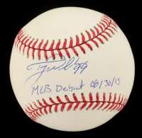 Taijuan Walker Signed OML Baseball Inscribed "MLB Debut 08/30/13" (USA SM) at PristineAuction.com
