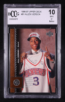 Allen Iverson 1996-97 Upper Deck #91 RC (BCCG 10) at PristineAuction.com
