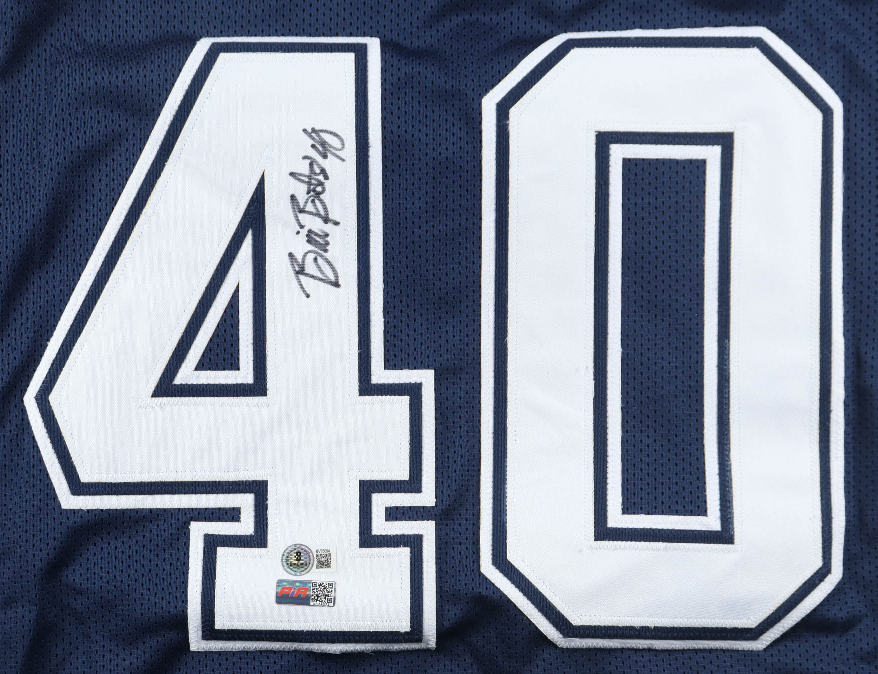 Bill Bates Signed Jersey (Beckett) at PristineAuction.com Bill Bates Signed Jersey (Beckett) at PristineAuction.com