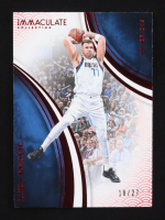Luka Doncic 2024-25 Panini Immaculate Collection International Red #84 #18/27 at PristineAuction.com