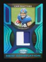 Cam Skattebo 2025 Panini Certified New Generation Jerseys Mirror Teal #NGJ-CSO RC #010/199 at PristineAuction.com