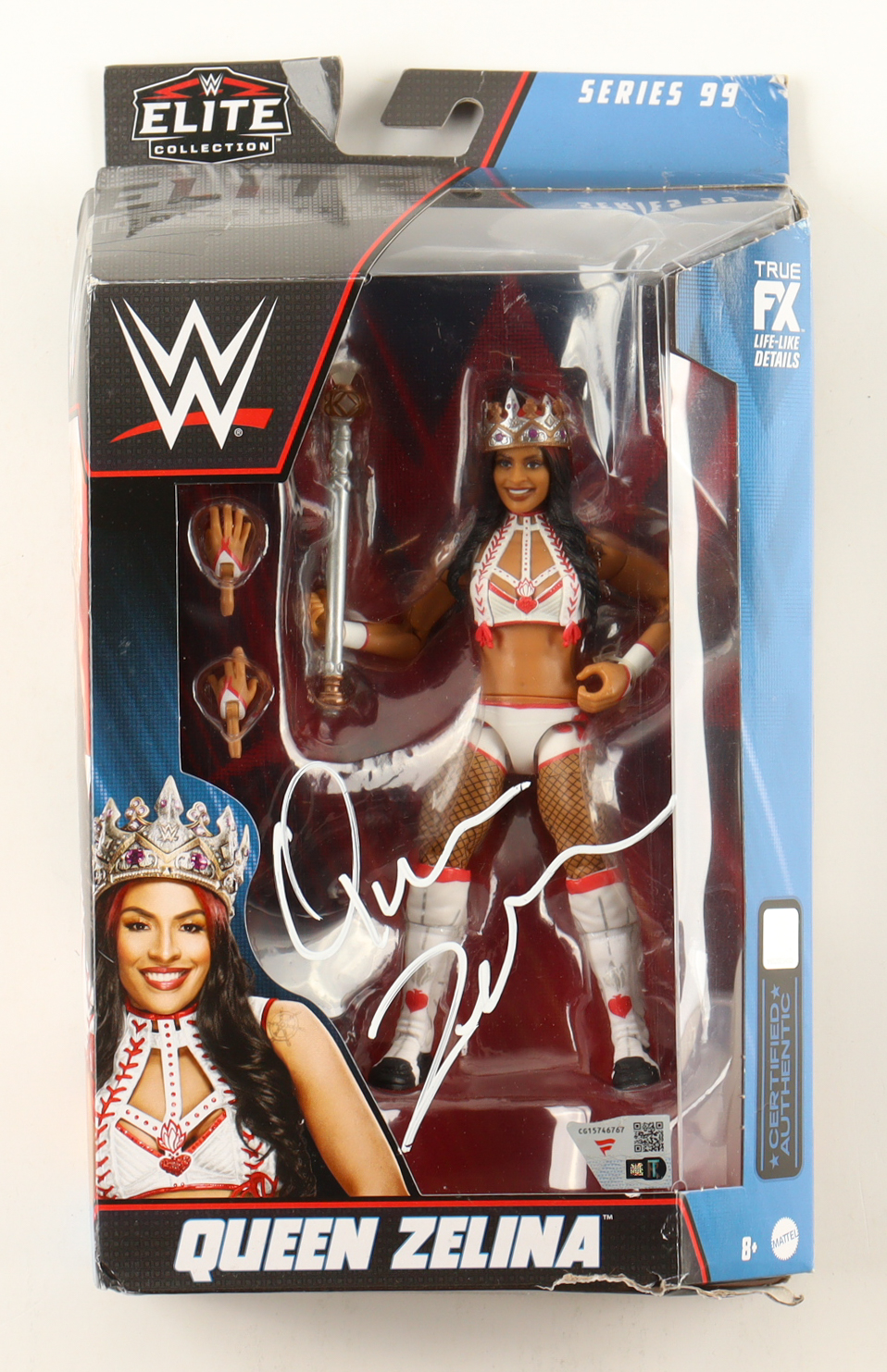 Queen Zelina Signed Elite Collection Action Figure (Fanatics) at PristineAuction.com Queen Zelina Signed Elite Collection Action Figure (Fanatics) at PristineAuction.com