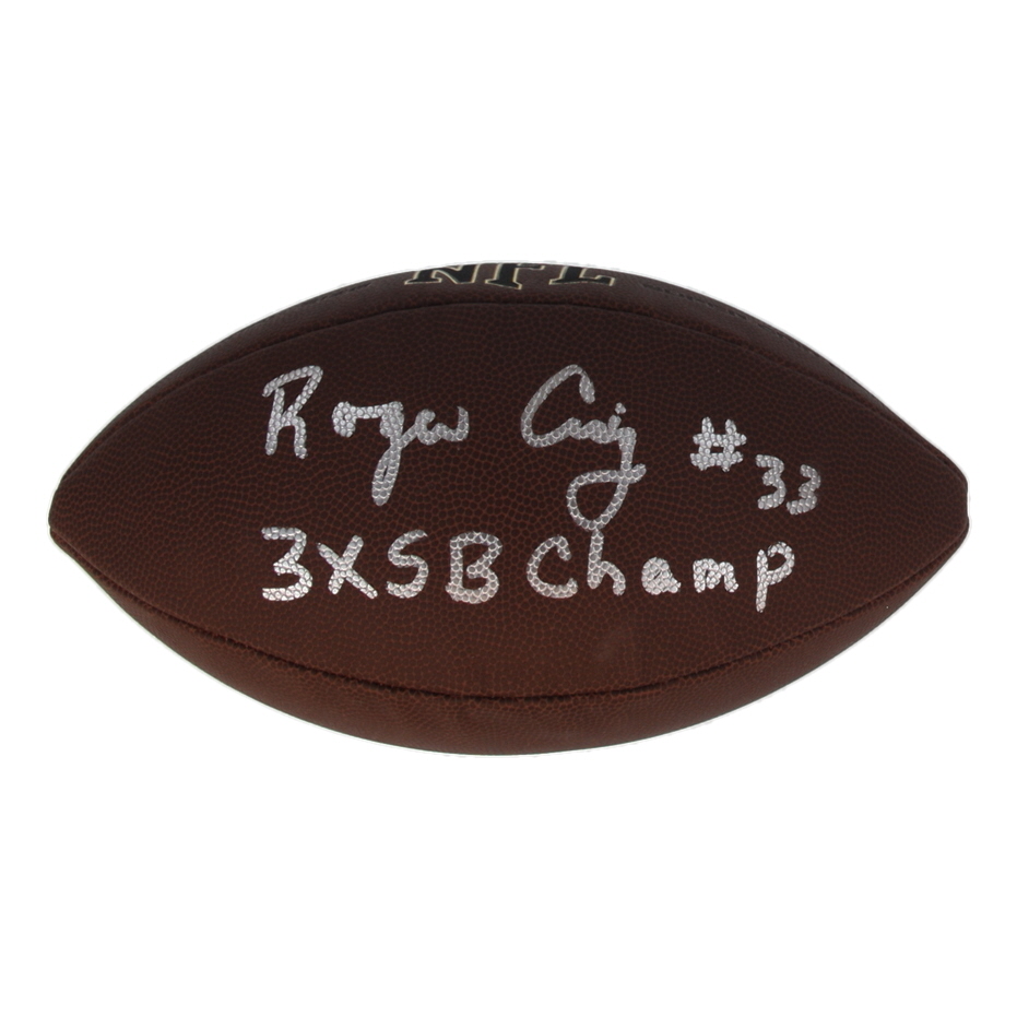 Roger Craig Signed NFL Football Inscribed "3X SB Champ" (Beckett) at PristineAuction.com Roger Craig Signed NFL Football Inscribed "3X SB Champ" (Beckett) at PristineAuction.com