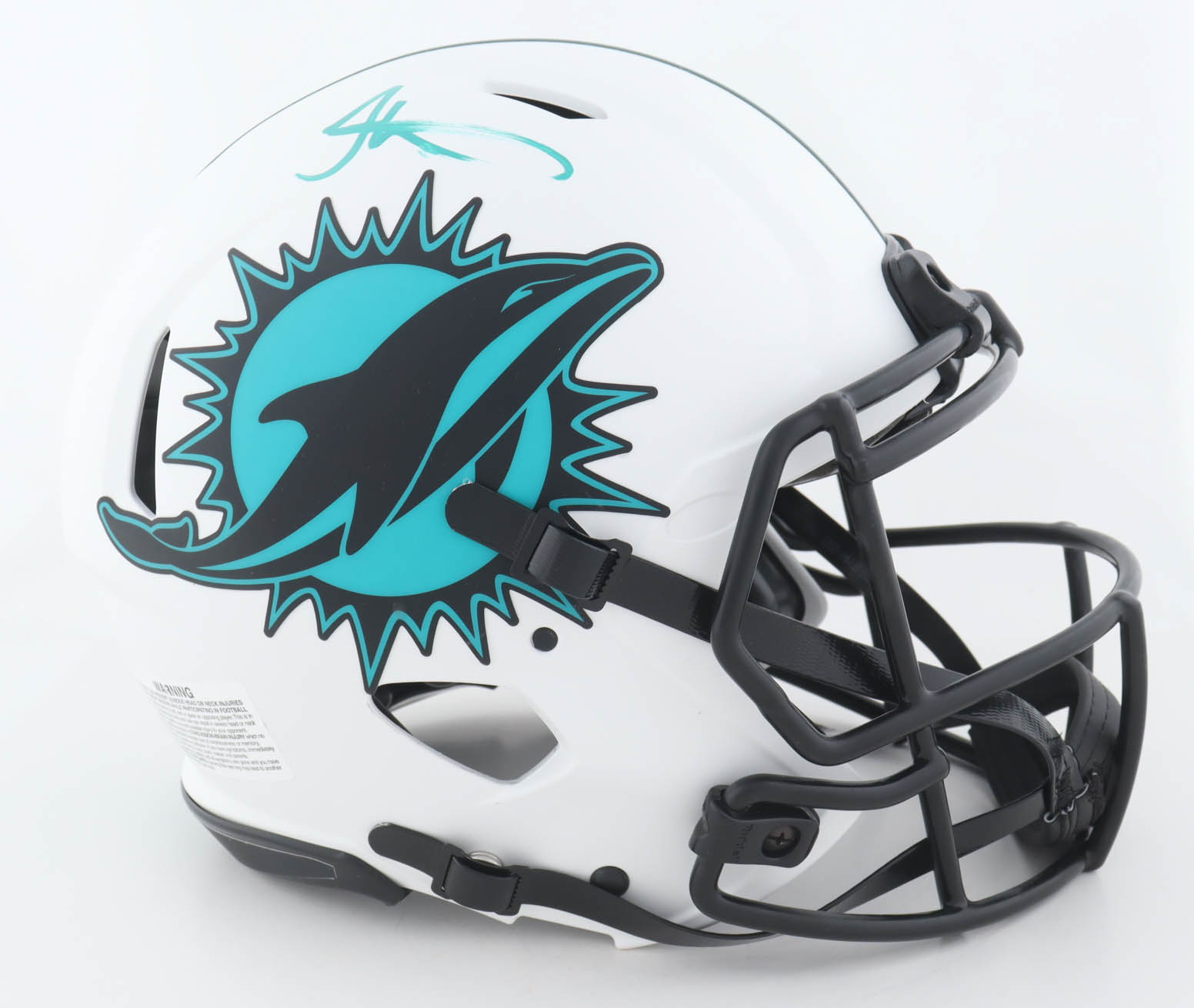 Tyreek Hill Signed Dolphins Full-Size Authentic On-Field Lunar Eclipse Alternate Speed Helmet (Beckett) at PristineAuction.com Tyreek Hill Signed Dolphins Full-Size Authentic On-Field Lunar Eclipse Alternate Speed Helmet (Beckett) at PristineAuction.com