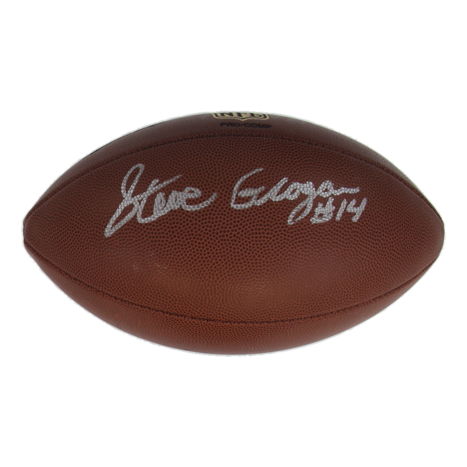 Steve Grogan Signed NFL Football (JSA) at PristineAuction.com Steve Grogan Signed NFL Football (JSA) at PristineAuction.com