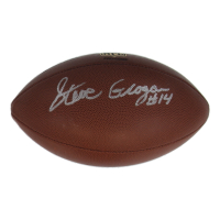 Steve Grogan Signed NFL Football (JSA) at PristineAuction.com