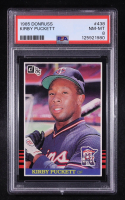 Kirby Puckett 1985 Donruss #438 RC (PSA 8) at PristineAuction.com