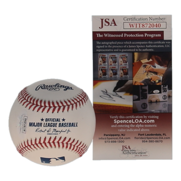 Paul Molitor Signed OML Baseball Inscribed "93 W.S. MVP" (JSA) at PristineAuction.com Paul Molitor Signed OML Baseball Inscribed "93 W.S. MVP" (JSA) at PristineAuction.com