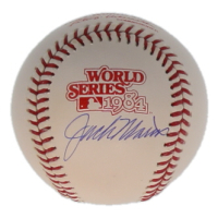 Jack Morris Signed 1984 World Series Logo Baseball (JSA) at PristineAuction.com