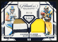 Cooper Kupp / Flipper Anderson 2023 Panini Flawless Dual Diamond Memorabilia Sapphire #14 #06/10 at PristineAuction.com