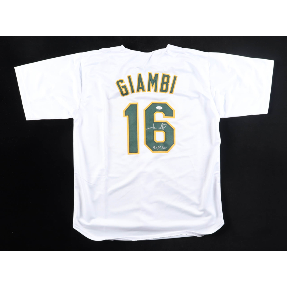 Jason Giambi Signed Jersey Inscribed "MVP 2000" (JSA) at PristineAuction.com