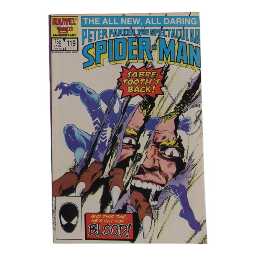 1986 "The Spectacular Spider-Man" Issue #119 Marvel Comic Book at PristineAuction.com