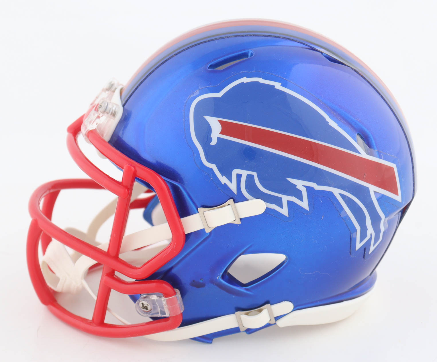 Stefon Diggs Signed Bills Flash Alternate Speed Mini Helmet (Beckett) at PristineAuction.com Stefon Diggs Signed Bills Flash Alternate Speed Mini Helmet (Beckett) at PristineAuction.com