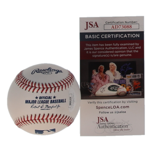 Goose Gossage Signed OML Baseball Inscribed "HOF 2008" (JSA) at PristineAuction.com Goose Gossage Signed OML Baseball Inscribed "HOF 2008" (JSA) at PristineAuction.com