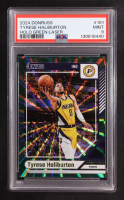 Tyrese Haliburton 2024-25 Donruss Holo Green Laser #191 (PSA 9) at PristineAuction.com