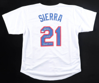 Ruben Sierra Signed Jersey Inscribed "4x All Star" & "Rangers H.O.F" (JSA) at PristineAuction.com