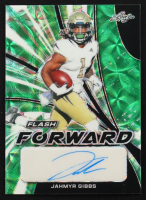 Jahmyr Gibbs 2022 Leaf Flash Flash Forward Autographs Kaleidoscope Green #FFJG1 #3/5 RC at PristineAuction.com