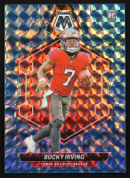 Bucky Irving 2024 Panini Mosaic Mosaic Reactive Blue #385 RC at PristineAuction.com