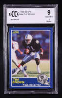Tim Brown 1989 Score #86 RC (BCCG 9) at PristineAuction.com