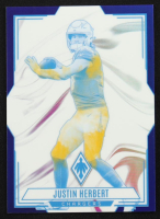 Justin Herbert 2023 Panini Phoenix Contours Blue #5 #13/35 at PristineAuction.com