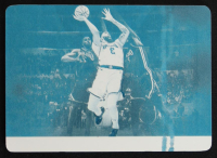 Anthony Davis 2021-22 Panini Noir Spotlight Signatures Horizontal Cyan Printing Plate #3 #1/1 at PristineAuction.com