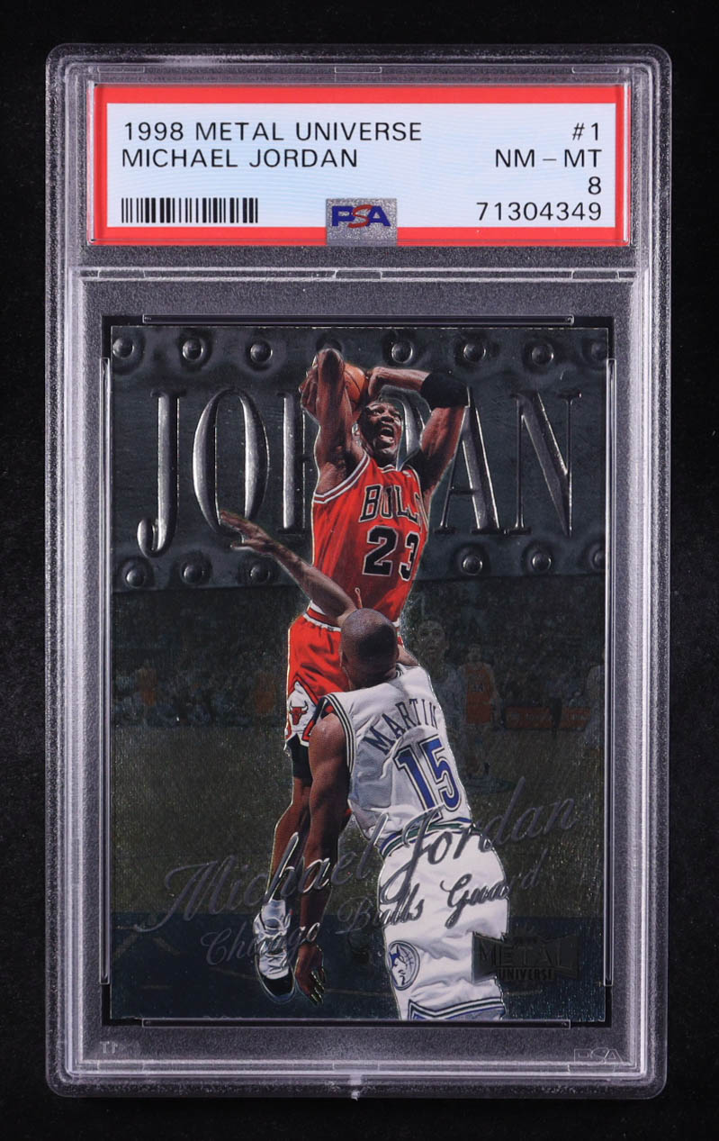 Michael Jordan 1998-99 Metal Universe #1 (PSA 8) at PristineAuction.com Michael Jordan 1998-99 Metal Universe #1 (PSA 8) at PristineAuction.com