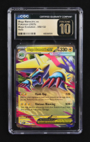 Mega Manectric ex 2025 Pokemon TCG Mega Evolution #050 (CGC 10 | Pristine Black Label) at PristineAuction.com