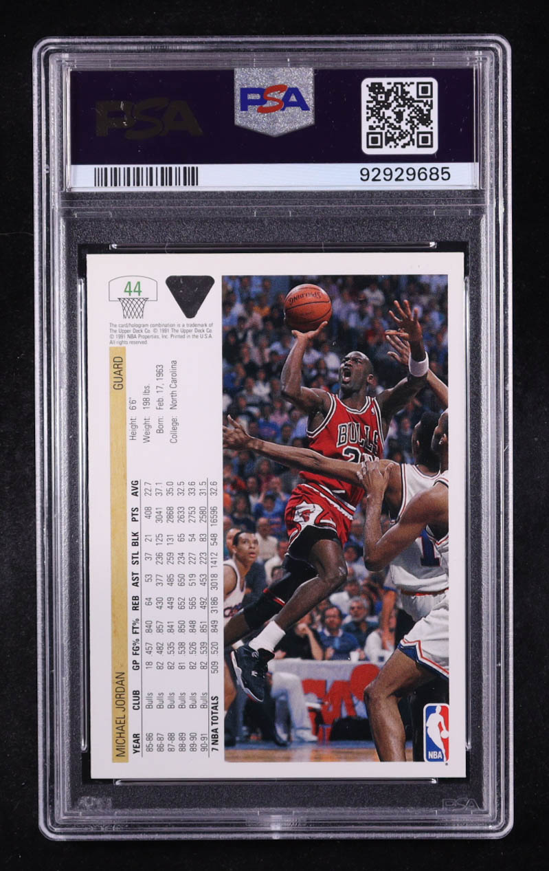 Michael Jordan 1991-92 Upper Deck #44 (PSA 7) at PristineAuction.com Michael Jordan 1991-92 Upper Deck #44 (PSA 7) at PristineAuction.com