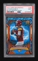 Jayden Daniels 2024 Topps Resurgence Blue and Orange Spark #196 RC (PSA 9) at PristineAuction.com