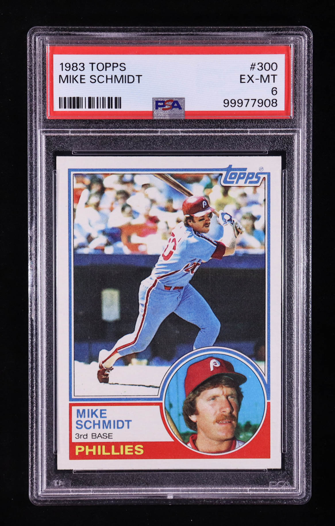 Mike Schmidt 1983 Topps #300 (PSA 6) at PristineAuction.com Mike Schmidt 1983 Topps #300 (PSA 6) at PristineAuction.com