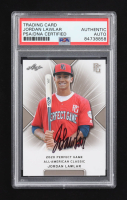 Jordan Lawlar Signed 2020 Leaf Perfect Game All-American #35 RC (PSA) at PristineAuction.com
