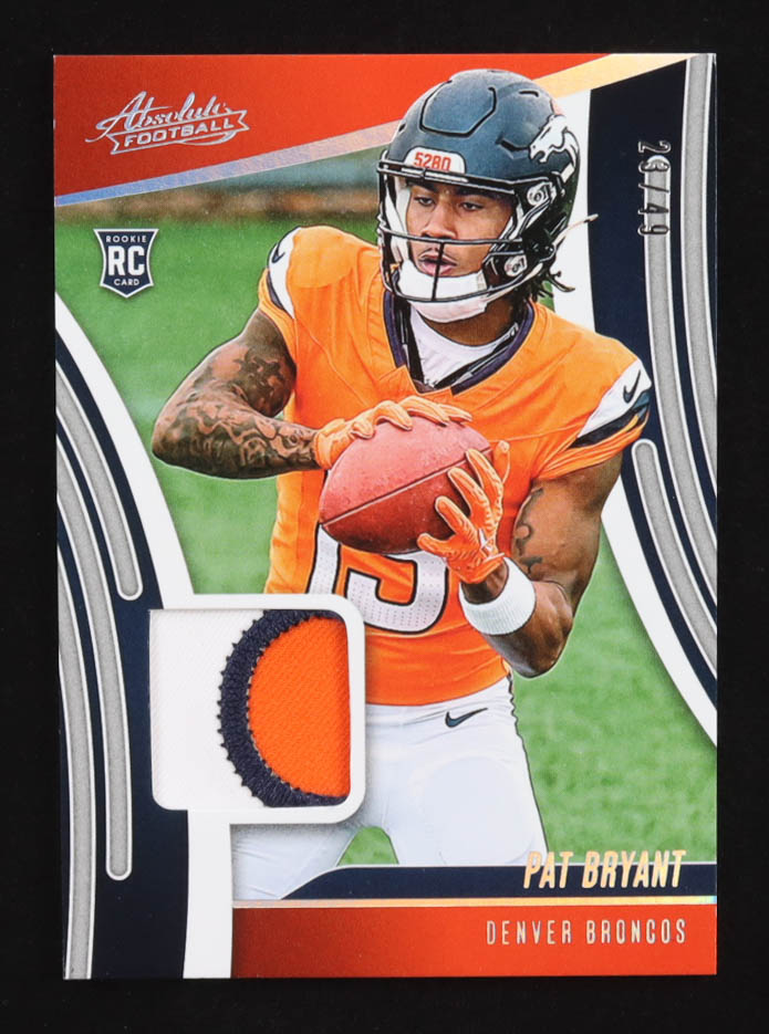 Pat Bryant 2025 Absolute Absolute Rookie Materials Holo Silver #24 #23/49 RC at PristineAuction.com Pat Bryant 2025 Absolute Absolute Rookie Materials Holo Silver #24 #23/49 RC at PristineAuction.com