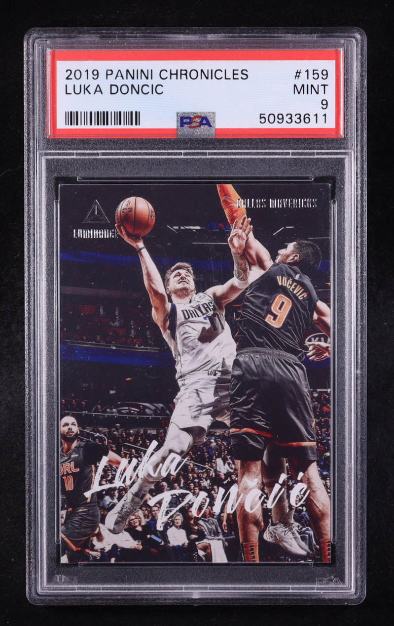 Luka Doncic 2019-20 Panini Chronicles #159 Luminance (PSA 9) at PristineAuction.com Luka Doncic 2019-20 Panini Chronicles #159 Luminance (PSA 9) at PristineAuction.com