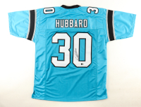 Chuba Hubbard Signed Jersey (Beckett) at PristineAuction.com