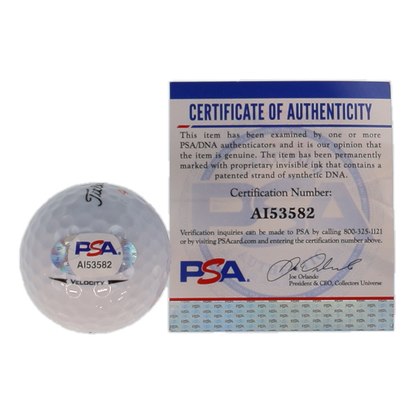 Ben Crenshaw Signed Masters Logo Golf Ball (PSA) at PristineAuction.com Ben Crenshaw Signed Masters Logo Golf Ball (PSA) at PristineAuction.com