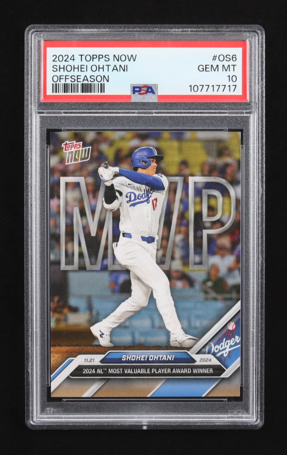 Shohei Ohtani 2024 Topps Now Offseason #OS6 (PSA 10) at PristineAuction.com Shohei Ohtani 2024 Topps Now Offseason #OS6 (PSA 10) at PristineAuction.com