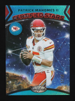 Patrick Mahomes II 2024 Certified Certified Stars Mirror Teal #17 #12/50 at PristineAuction.com