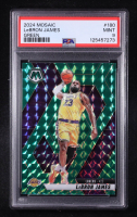 LeBron James 2024-25 Panini Mosaic Mosaic Green #180 (PSA 9) at PristineAuction.com