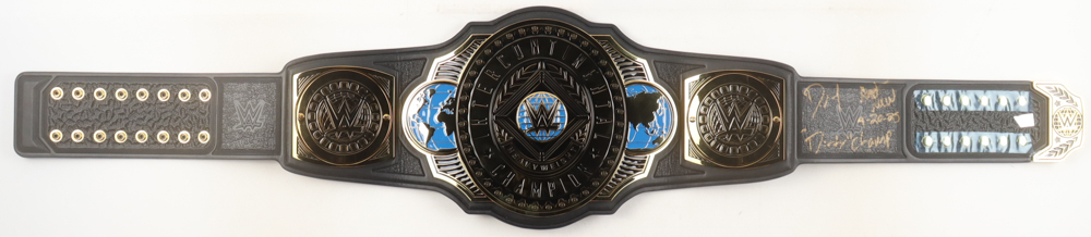 Dominik Mysterio Signed WWF Intercontinental Championship Belt Inscribed "And Now 4-20-25" & "Dirty Champ" (Fanatics) at PristineAuction.com Dominik Mysterio Signed WWF Intercontinental Championship Belt Inscribed "And Now 4-20-25" & "Dirty Champ" (Fanatics) at PristineAuction.com