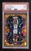 Quentin Grimes 2021-22 Panini Prizm Prizms Orange Ice #285 RC (PSA 9) at PristineAuction.com