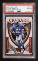 Calvin Johnson 2007 Leaf Rookies and Stars Rookie Crusade Red #11 #0829/1000 RC (PSA 8) at PristineAuction.com