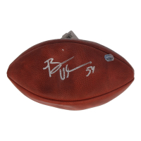 Brian Urlacher Signed "The Duke" Official NFL Football (Mounted Memories) at PristineAuction.com