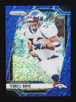 Terrell Davis 2024 Panini Prizm Prizms Blue Shimmer #91 #24/25 at PristineAuction.com