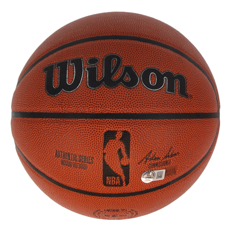Walt Frazier Signed NBA Basketball Inscribed "HOF 1987" (Beckett) at PristineAuction.com Walt Frazier Signed NBA Basketball Inscribed "HOF 1987" (Beckett) at PristineAuction.com